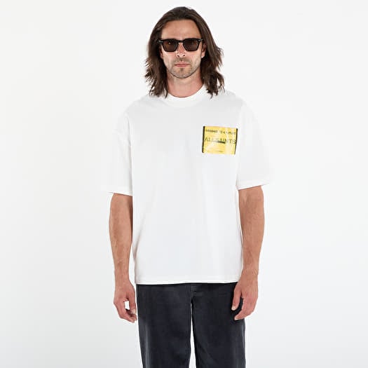 T-shirt AllSaints Violation Ss Crew Chalk White