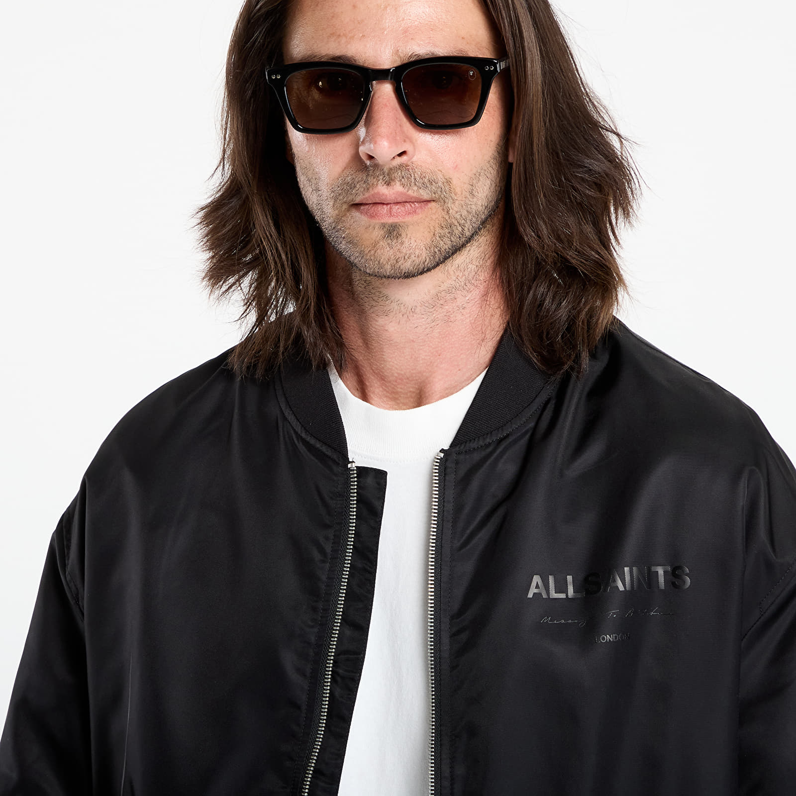 Herenjassen AllSaints Future Bomber Black