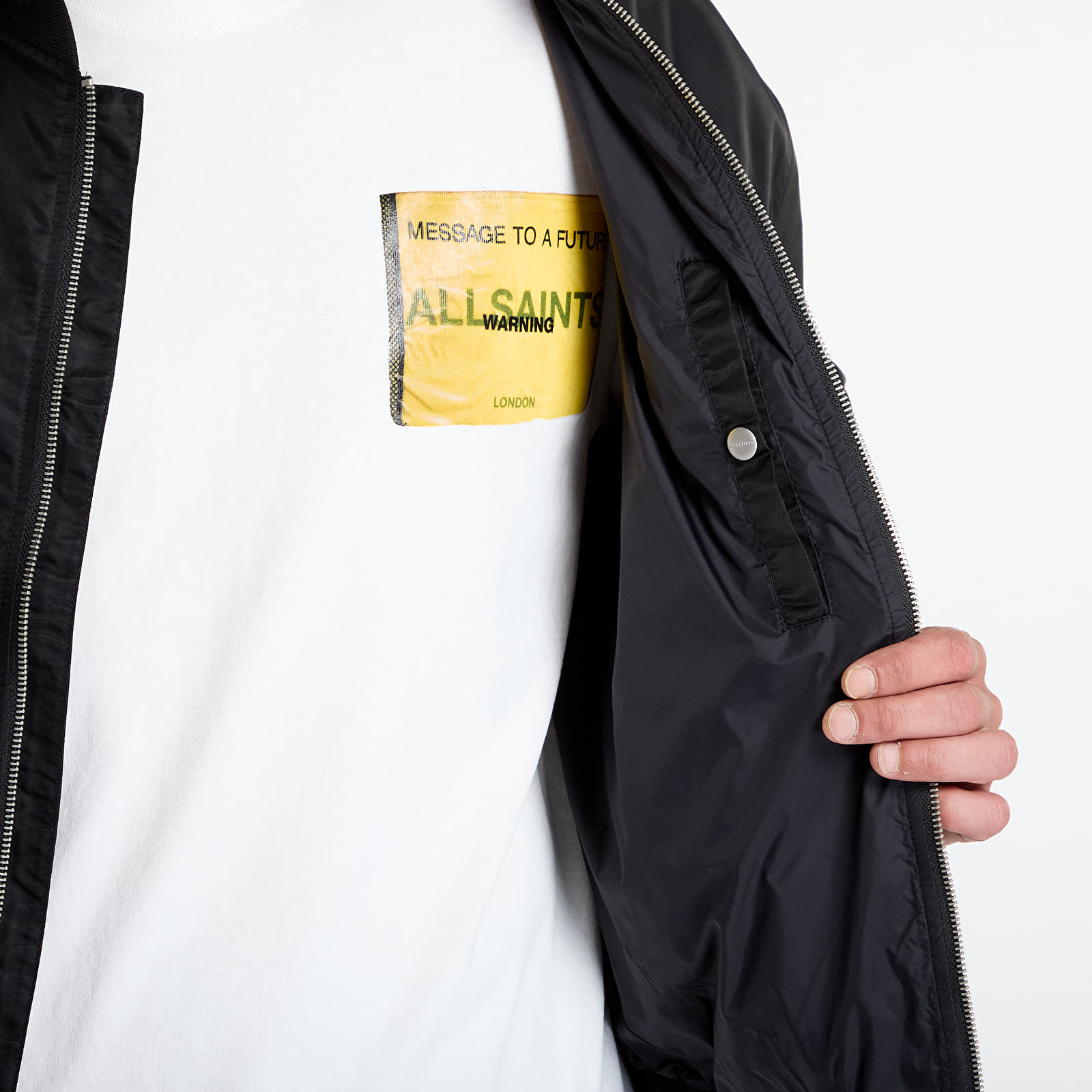 Herenjassen AllSaints Future Bomber Black