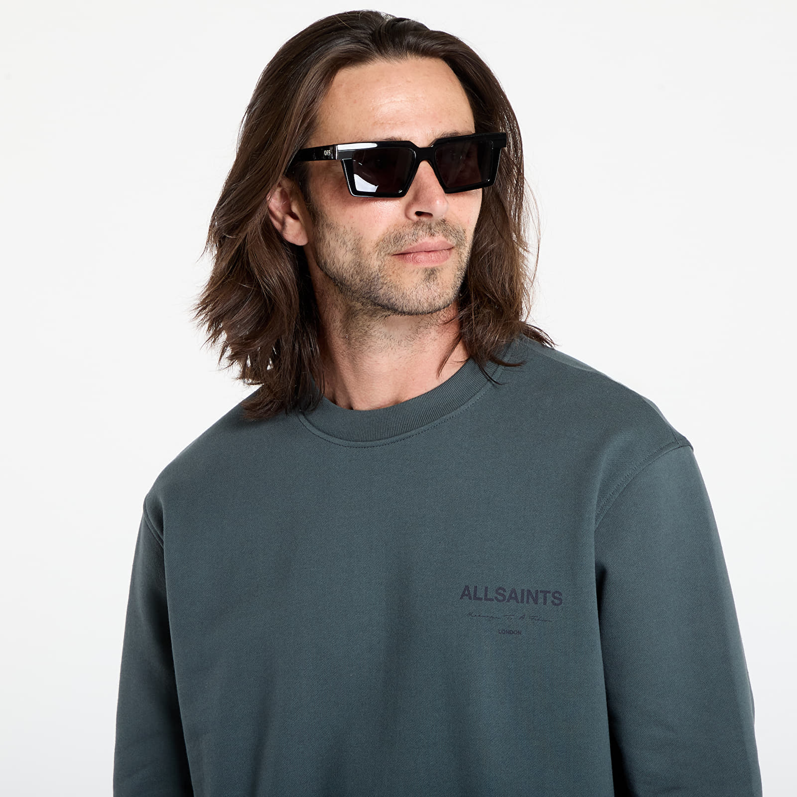 Hoodies voor heren AllSaints Future Crew Sunil Blue