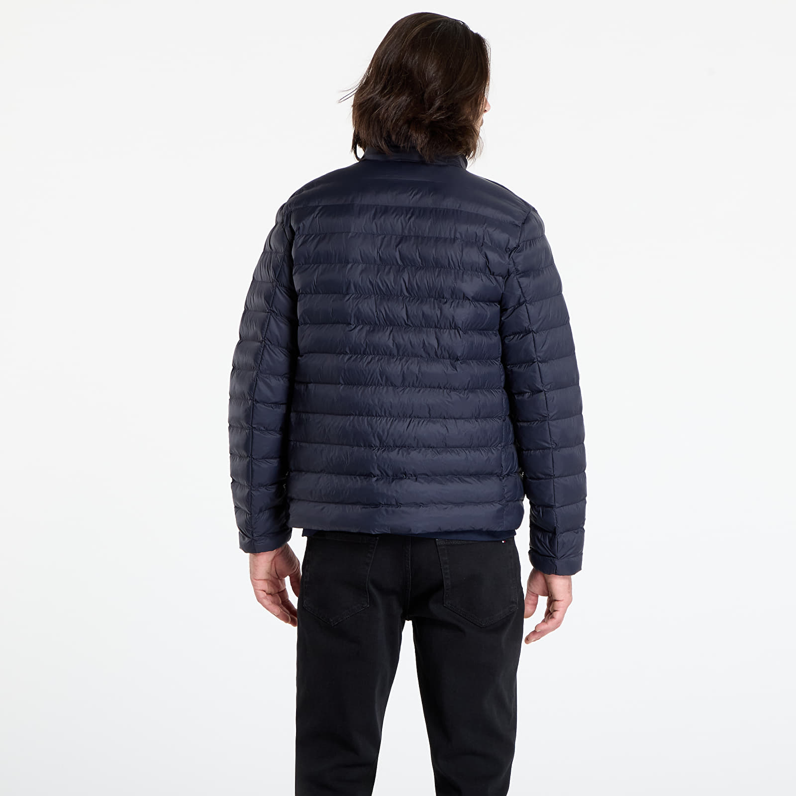 Pánské bundy Tommy Hilfiger Core Packable Jacket Blue