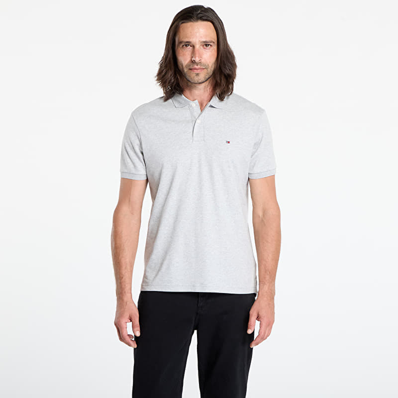 Tričko Tommy Hilfiger Liquid Cotton Reg Se Polo Grey