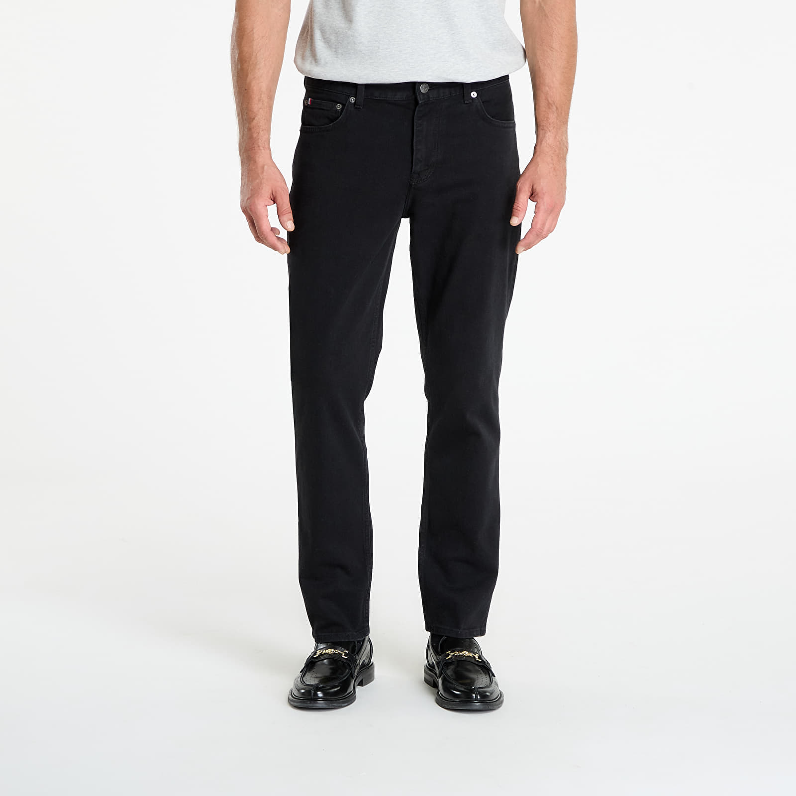 Pants Tommy Hilfiger Straight Denton Sstr Jeans Denim Croft Black W34/L32