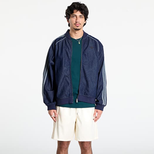 Jacket adidas SST Adicolor Loose Denim Stone Jacket Indigo Denim
