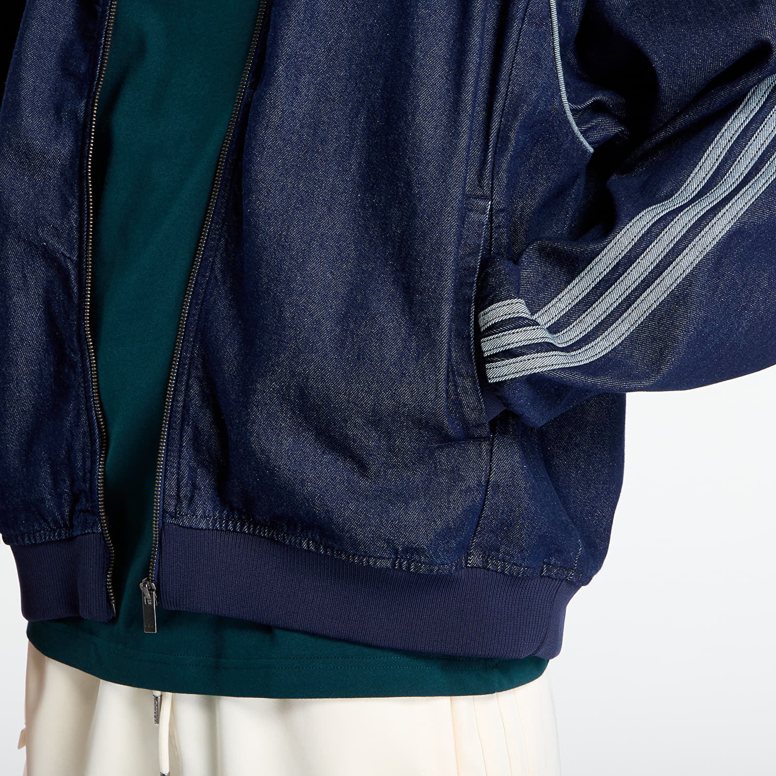 Men's jackets adidas SST Adicolor Loose Denim Stone Jacket Indigo Denim