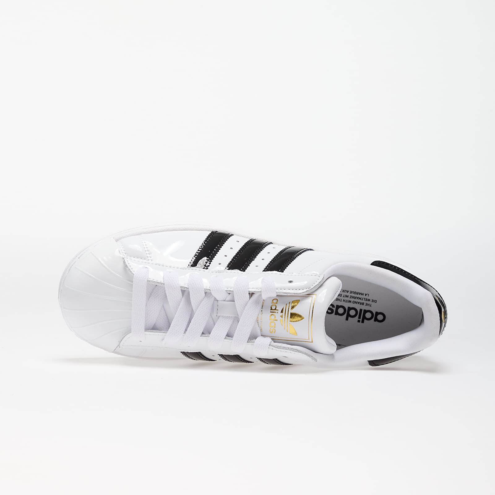 Încălțăminte și sneakerși pentru femei adidas Superstar II W Ftw White/ Core Black/ Gold Metallic