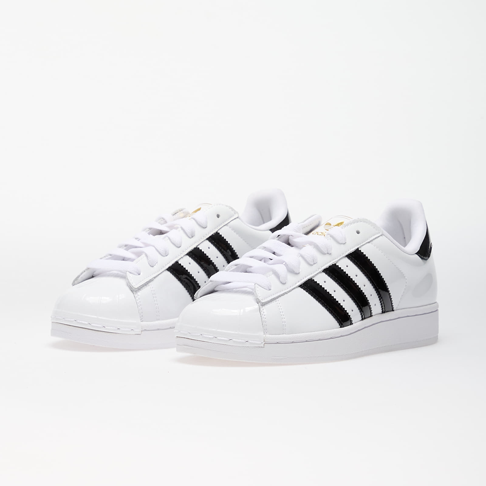 Încălțăminte și sneakerși pentru femei adidas Superstar II W Ftw White/ Core Black/ Gold Metallic