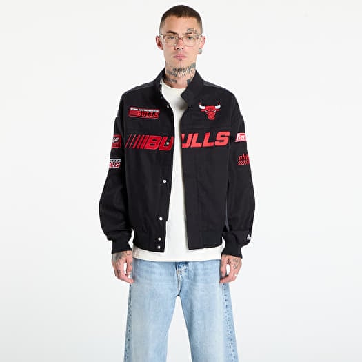 Jacket New Era NBA Motorsport Chicago Bulls Jacket Black