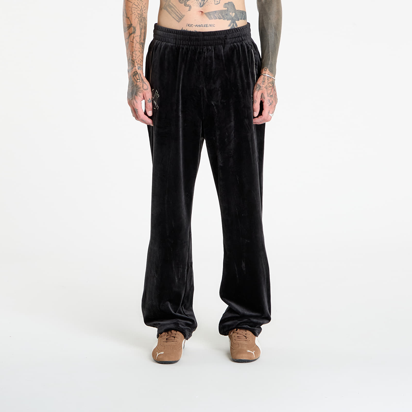 Men's sweatpants New Era MLB Velour Track New York Yankees Black
