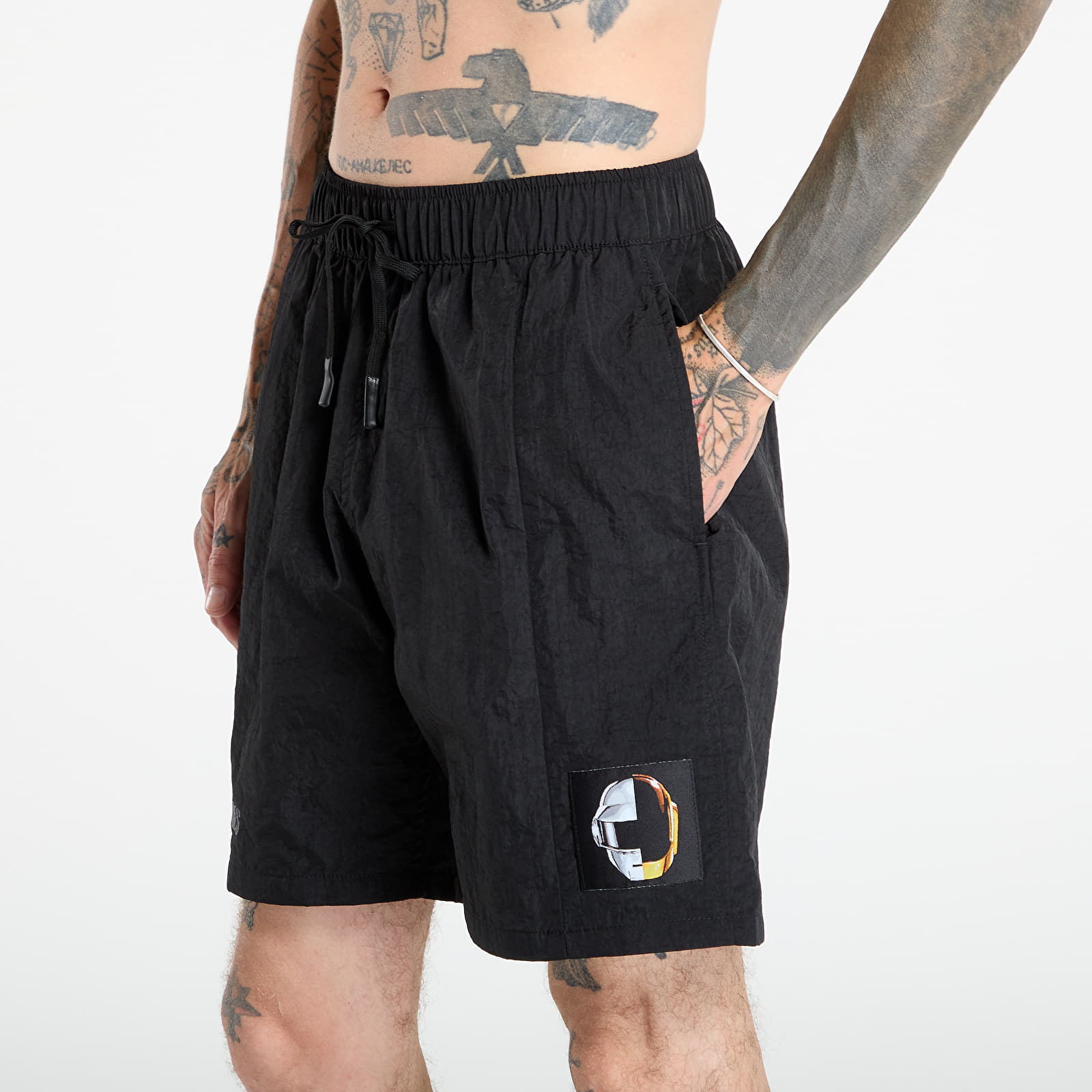 Shorts voor heren PLEASURES Daft Club Crush Hiking Shorts Black