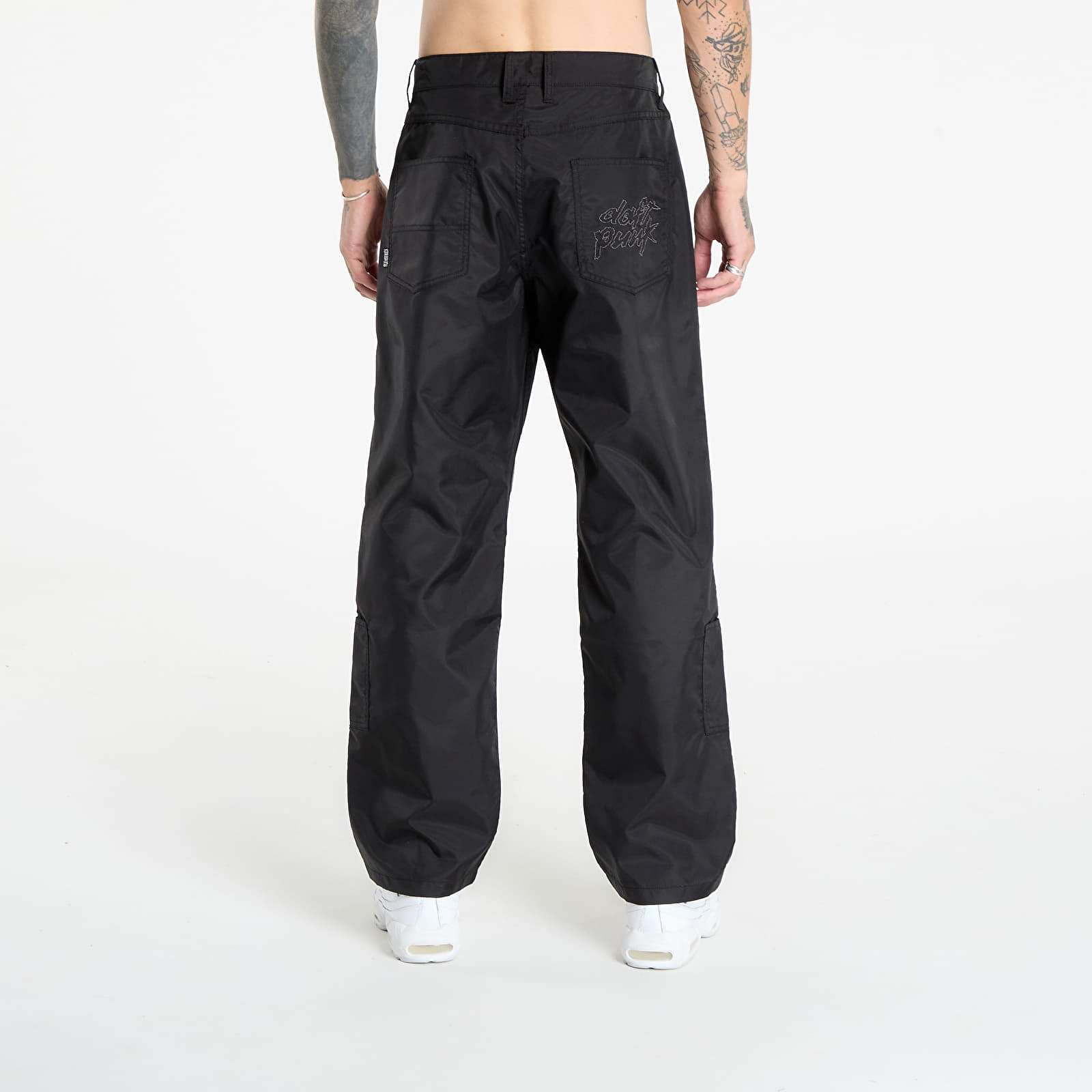 Broeken voor heren PLEASURES Daft Club Helmets Nylon Work Pants Black