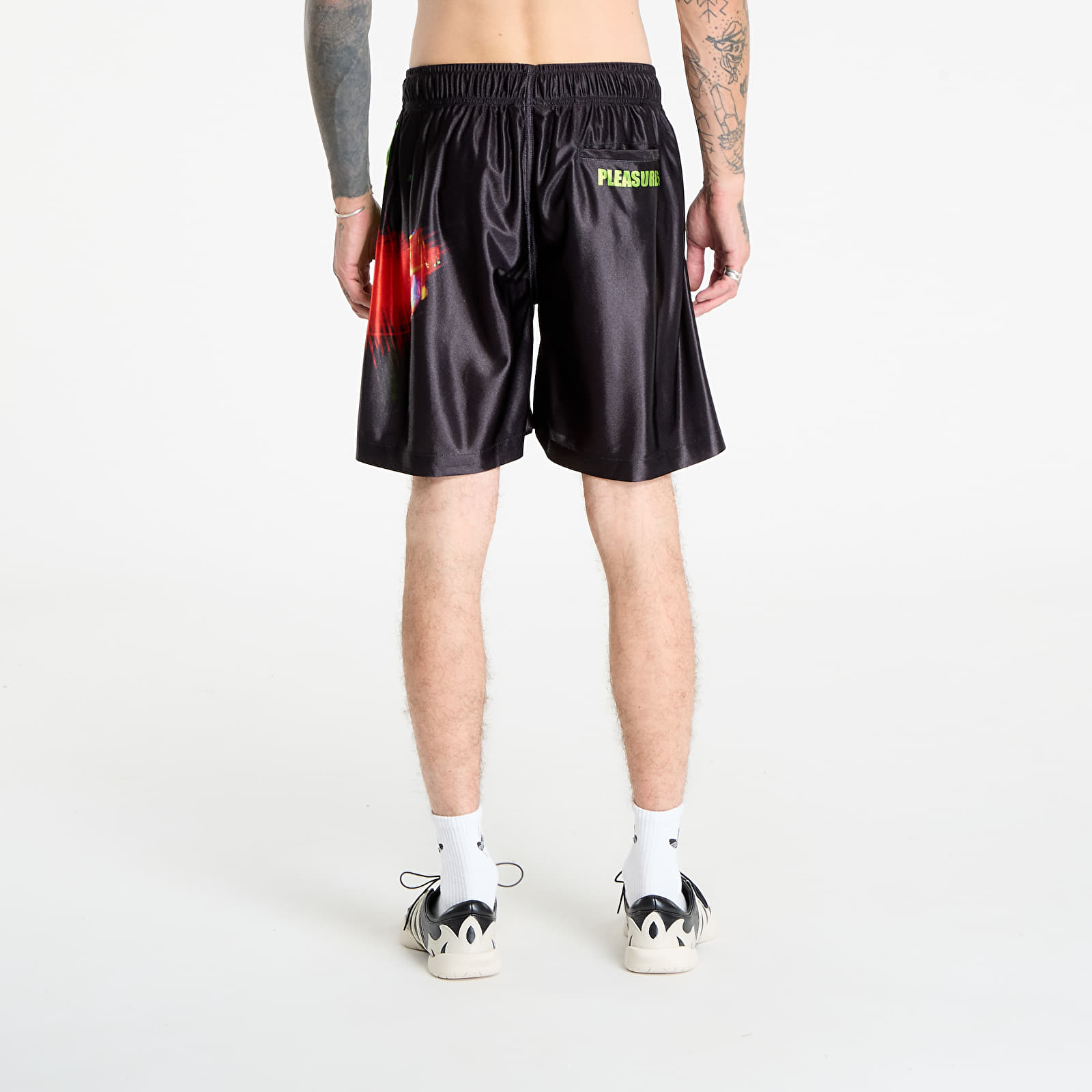 Shorts voor heren PLEASURES Daft Club Sport Shorts Black