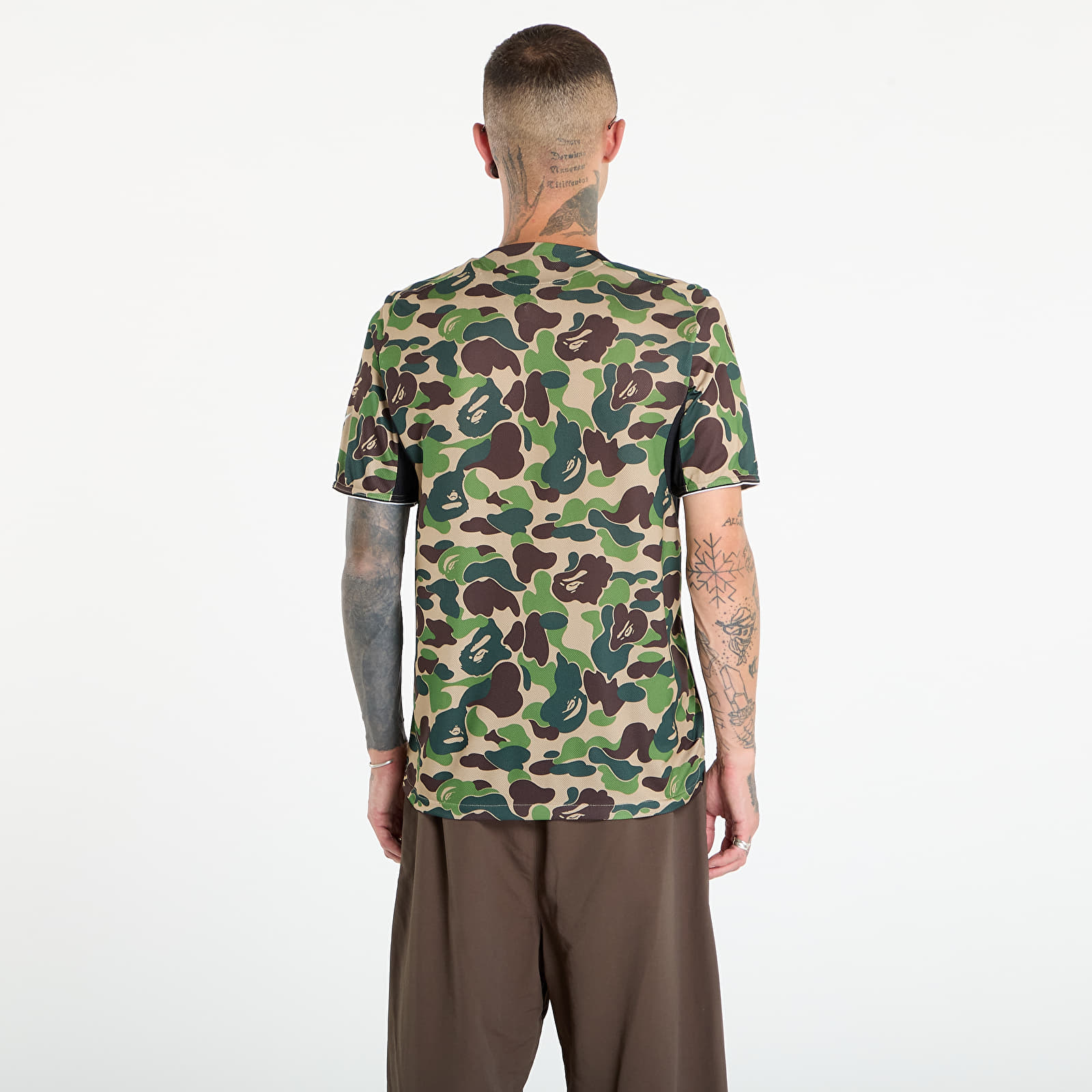 Vīriešu T-krekli adidas x Bape Jersey Top Crew Green