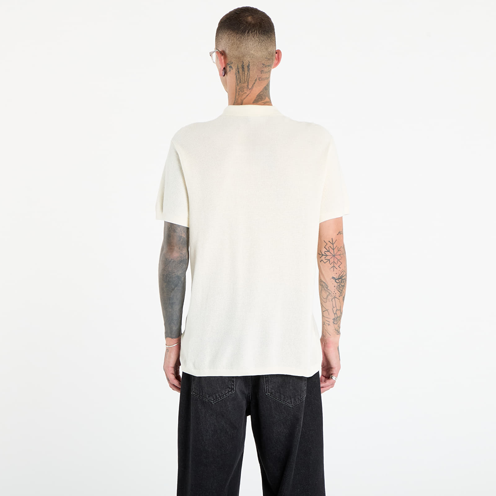 Heren T-shirts adidas Premium Polo Cream White