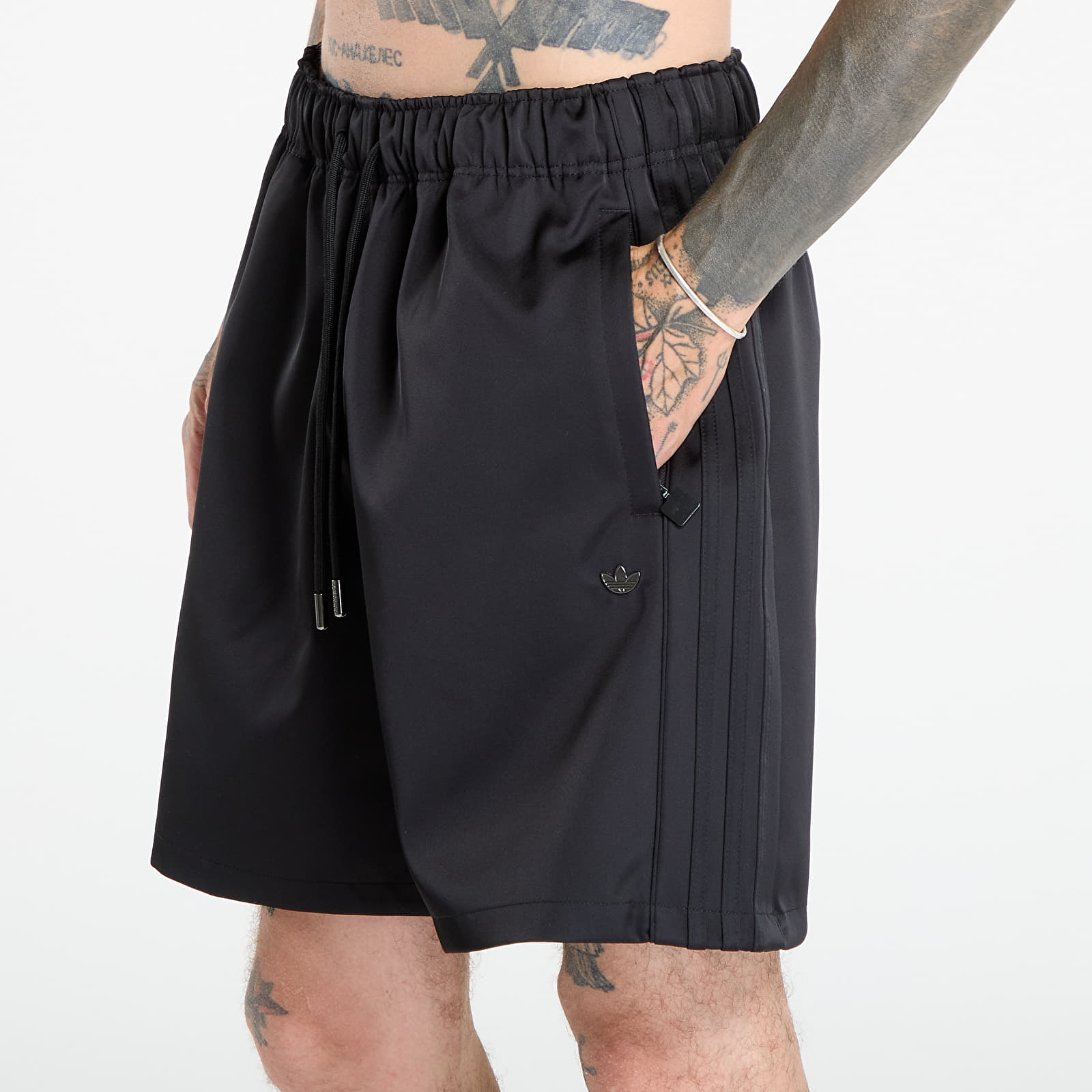 Pantaloncini uomo adidas Satin Short Black