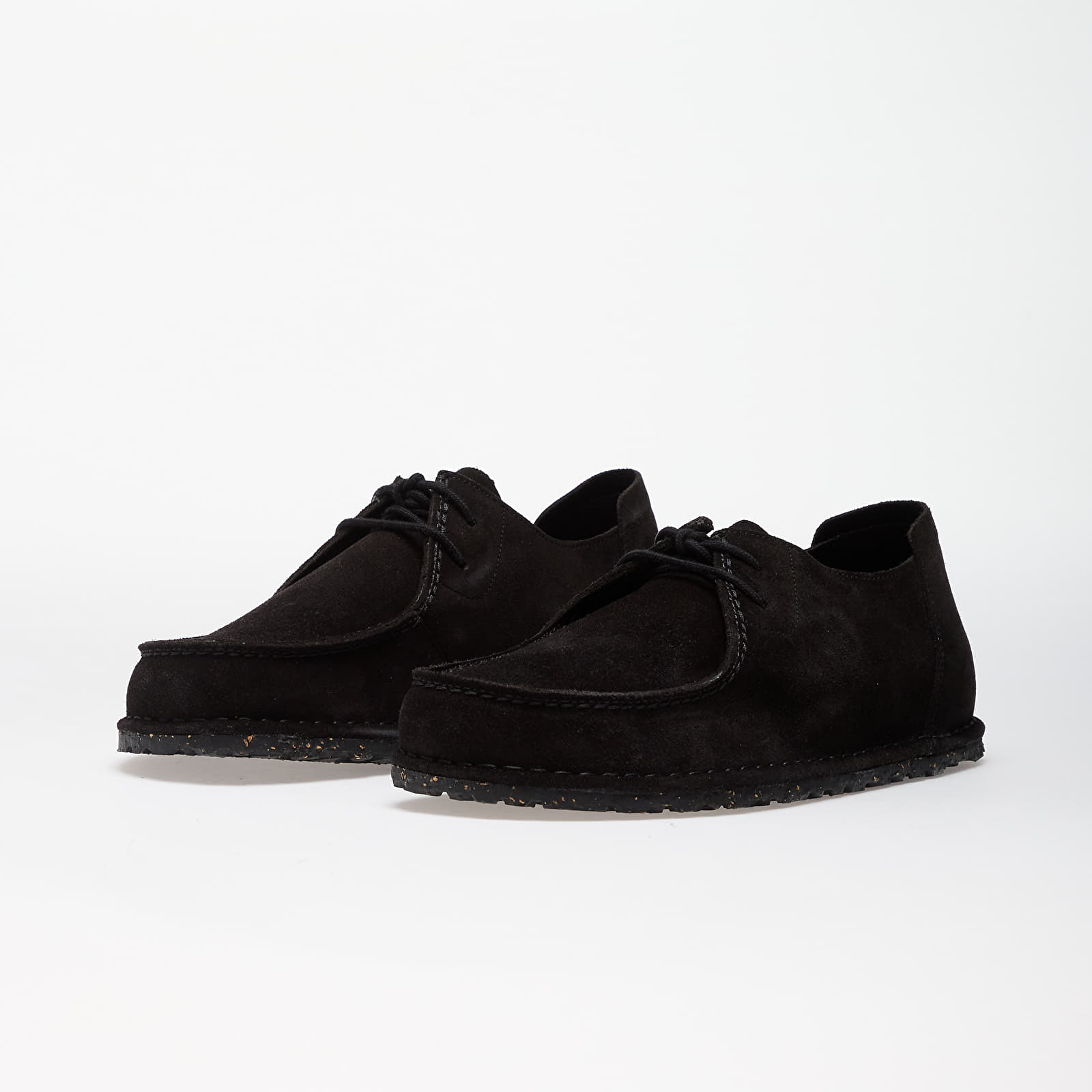 Herenschoenen Birkenstock Utti Lace Suede Leather Black