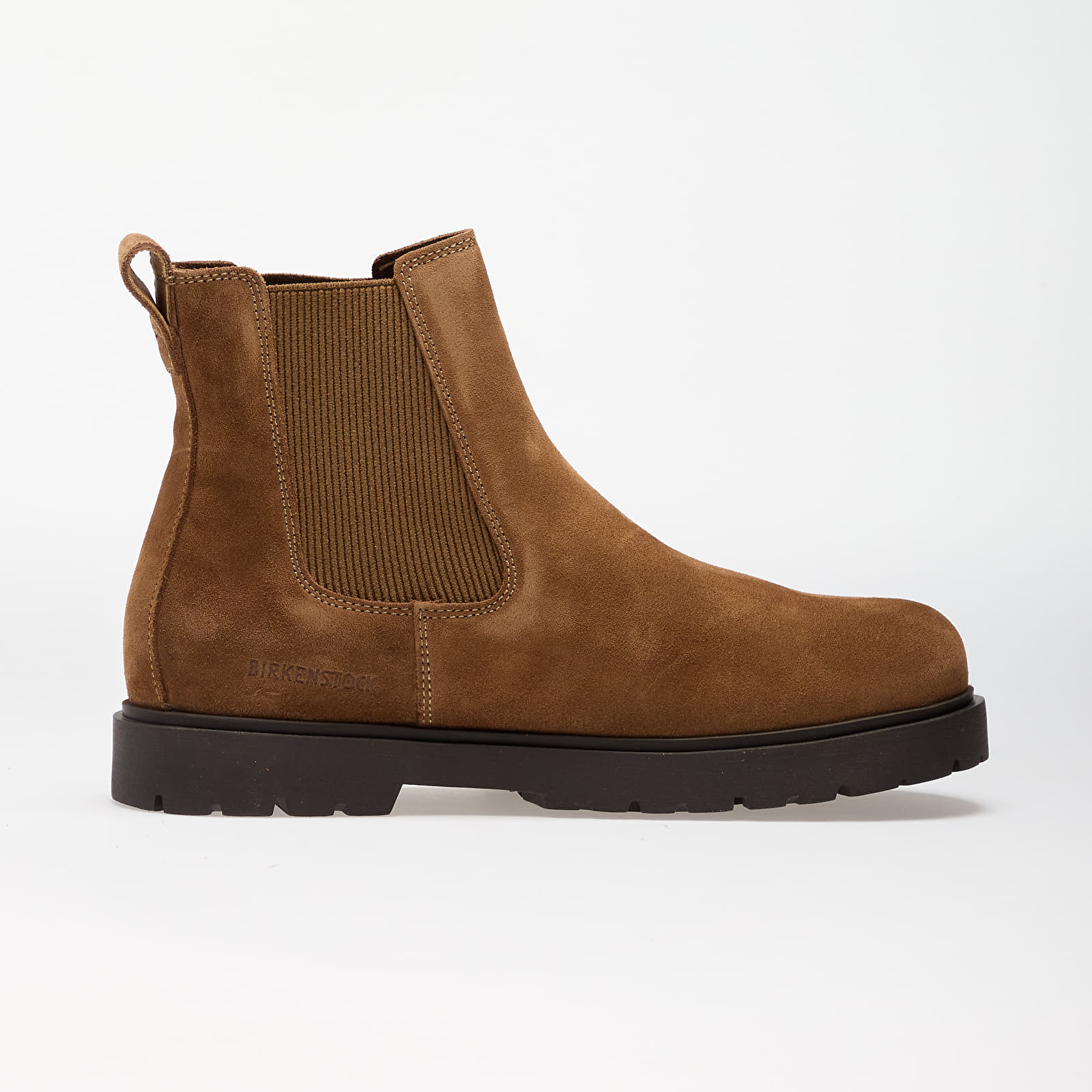 Herenschoenen Birkenstock Highwood Slip On Men Suede Leather Dark Tea