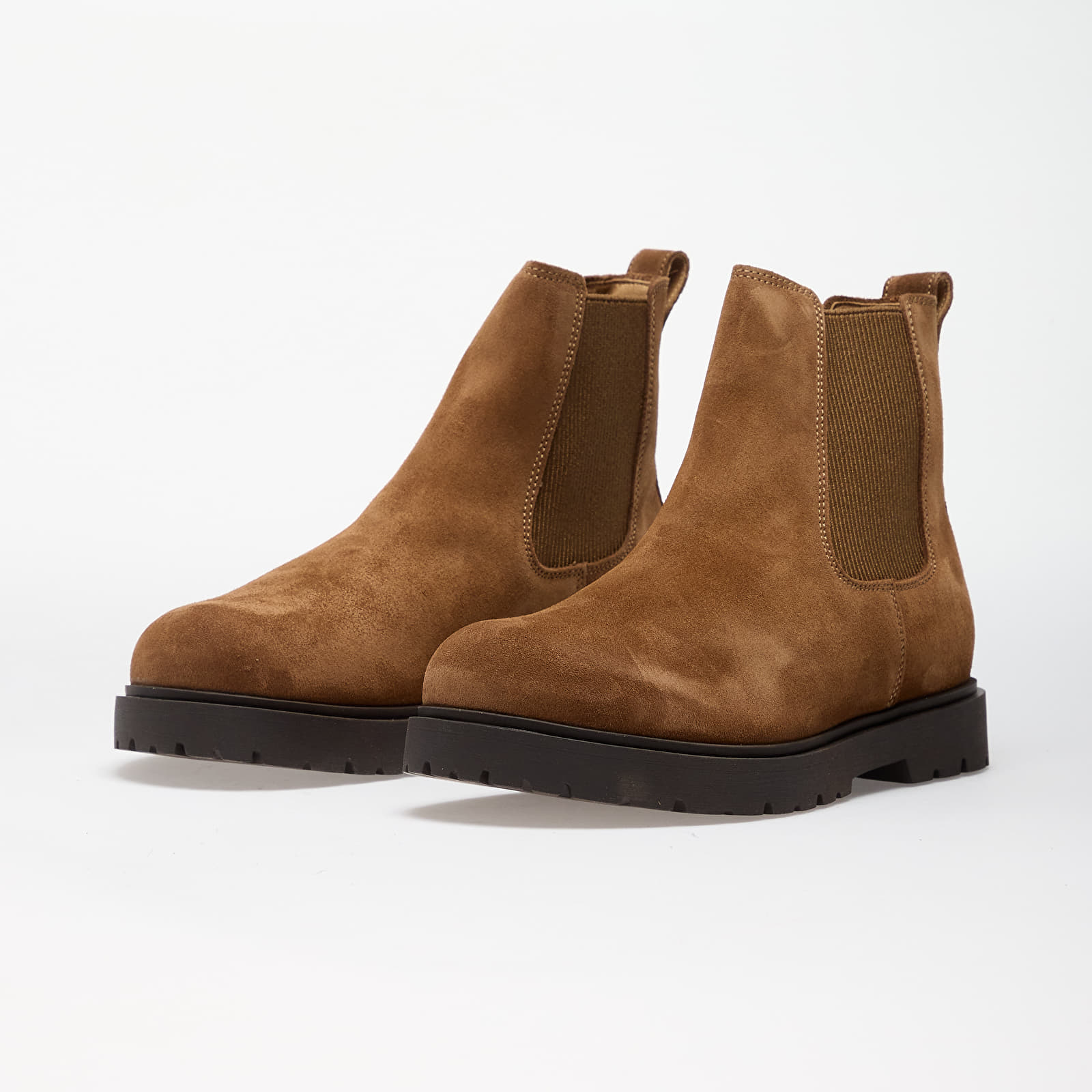 Herenschoenen Birkenstock Highwood Slip On Men Suede Leather Dark Tea