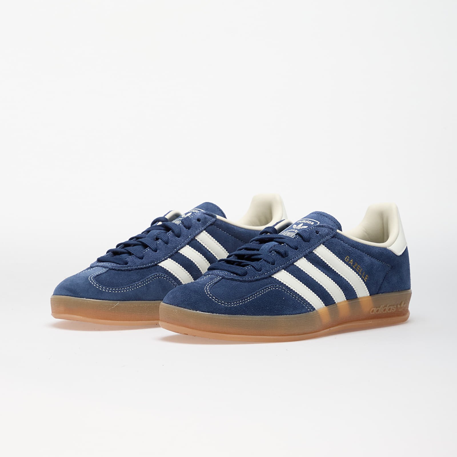 Încălțăminte și sneakerși pentru bărbați adidas Gazelle Indoor Night Indigo/ Off White/ Gold Metallic