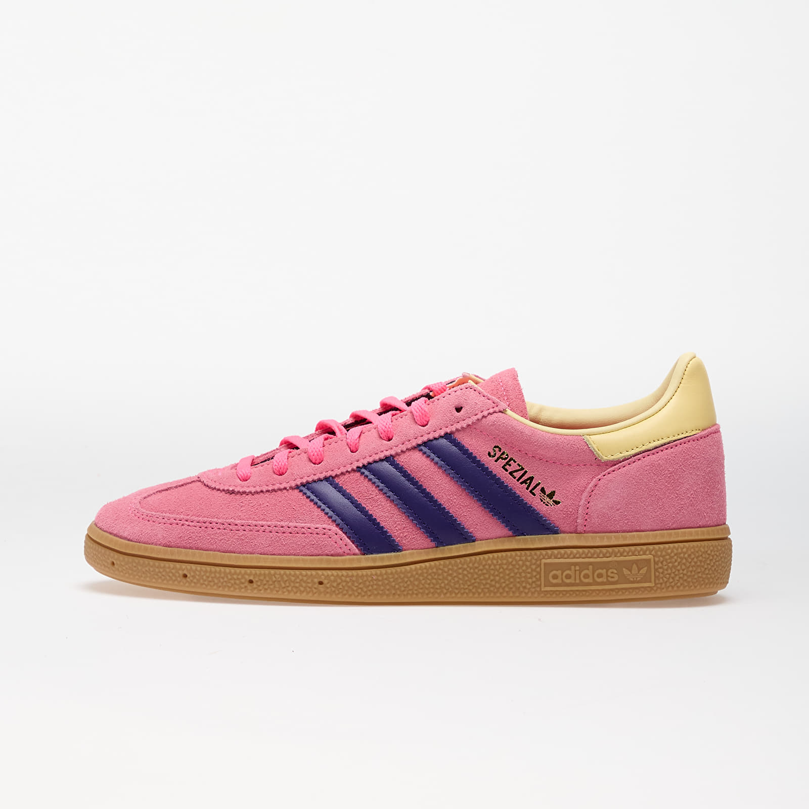 Women's sneakers and shoes adidas Handball Spezial W Lucid Pink/ Core Purple/ Almost Yellow
