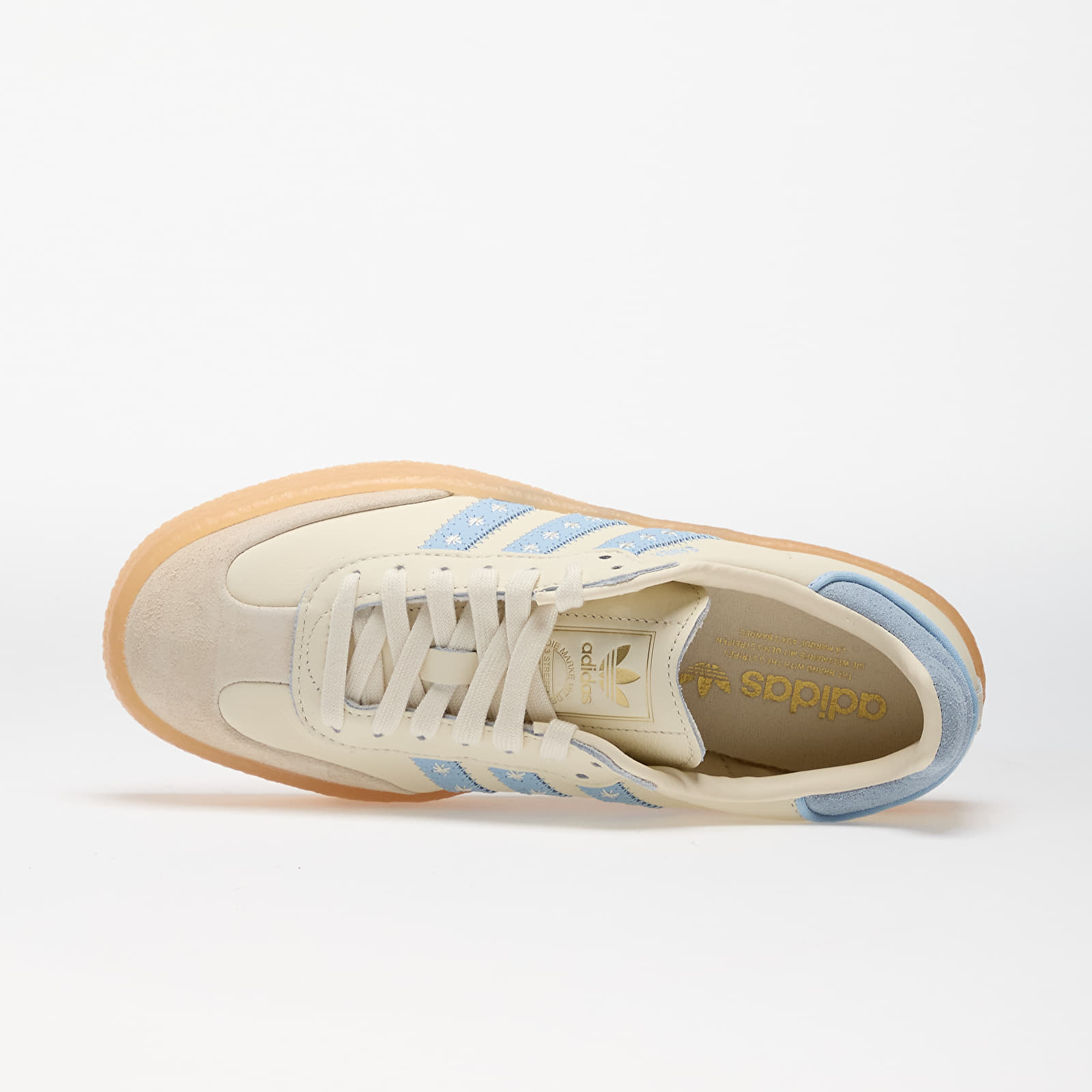 Women's sneakers and shoes adidas Sambae W Crew White/ Clear Sky/ Ftw White