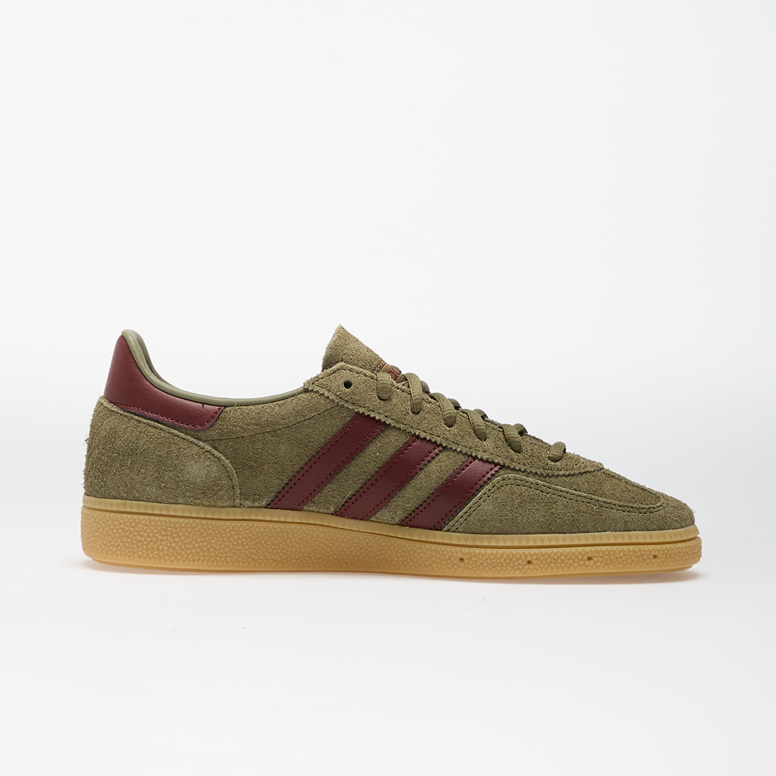 Men's sneakers and shoes adidas Handball Spezial Focus Olive/ Fox Brown/ Gum