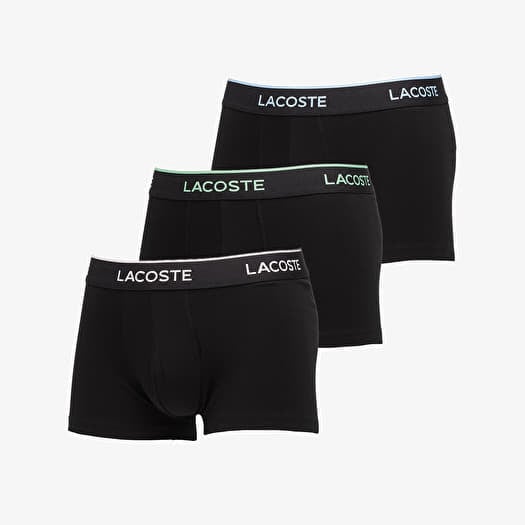LACOSTE Trunks Underwear Black/ Flamingo-Overview-Liamone