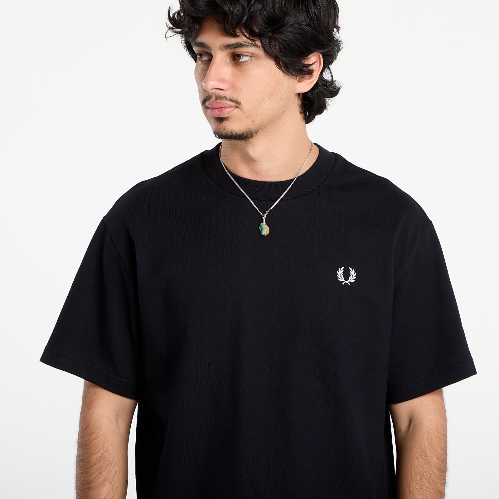 Men's T-shirts FRED PERRY Relaxed T-Shirt Black