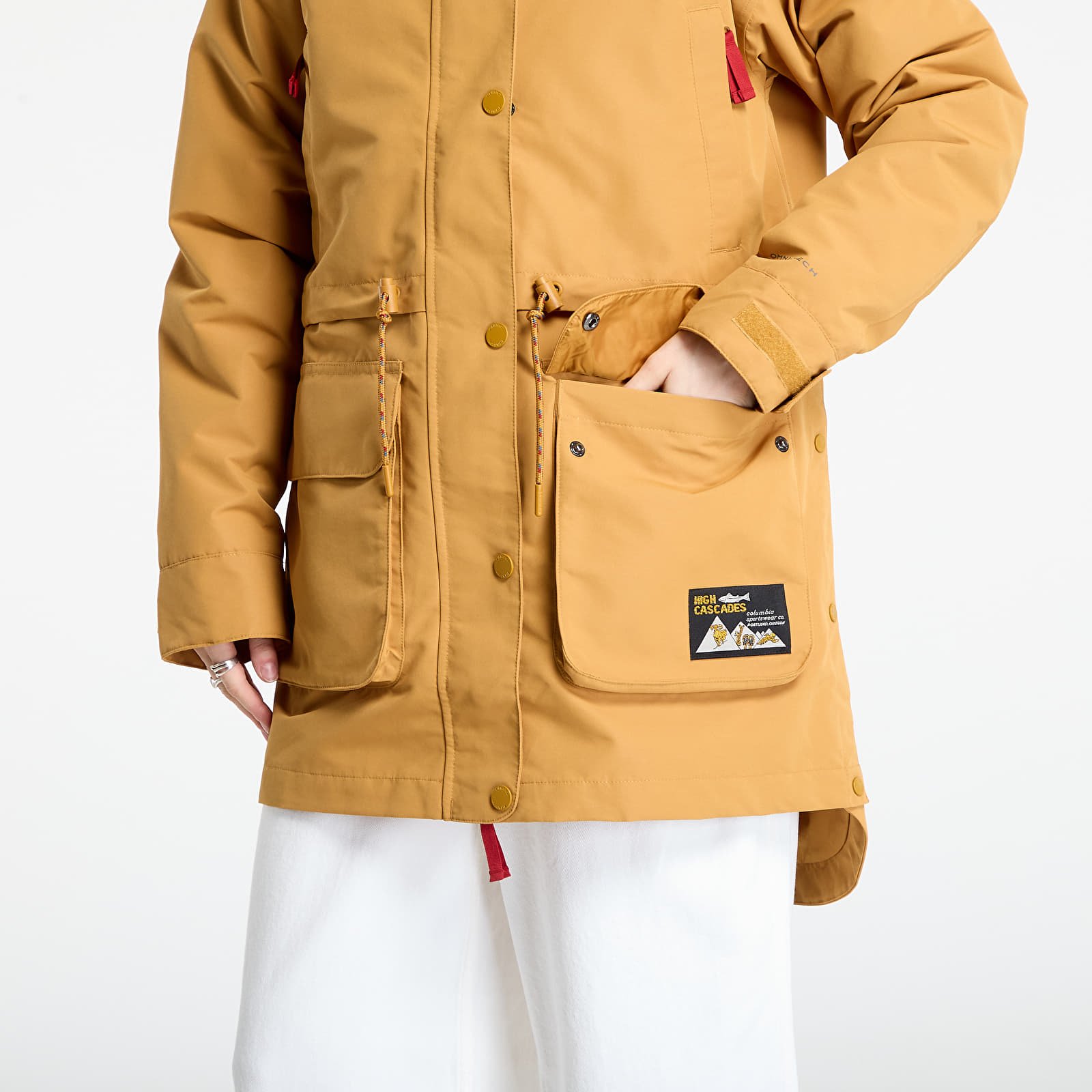 Ženske jakne Columbia High Cascades™ Interchange Jacket Maple Sugar