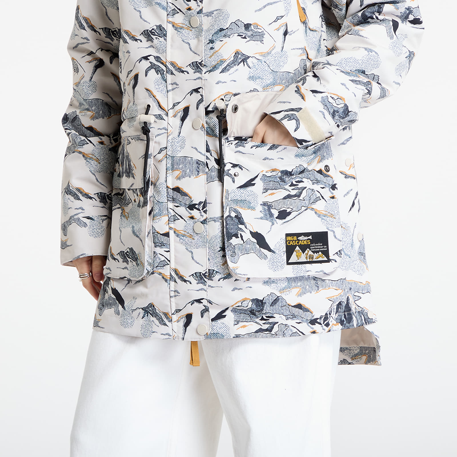 Women's jackets Columbia High Cascades™ Interchange Jacket Dark Stone Skylines