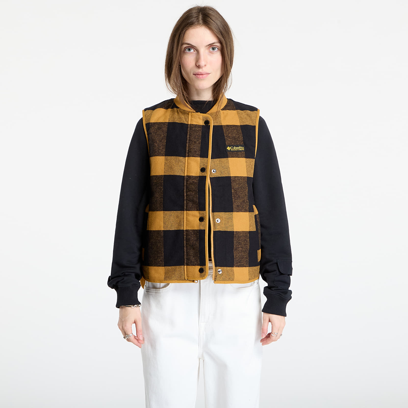 Women's cardigans Columbia High Cascades™ Reversible Vest Maple Sugar/ Maple Sugar