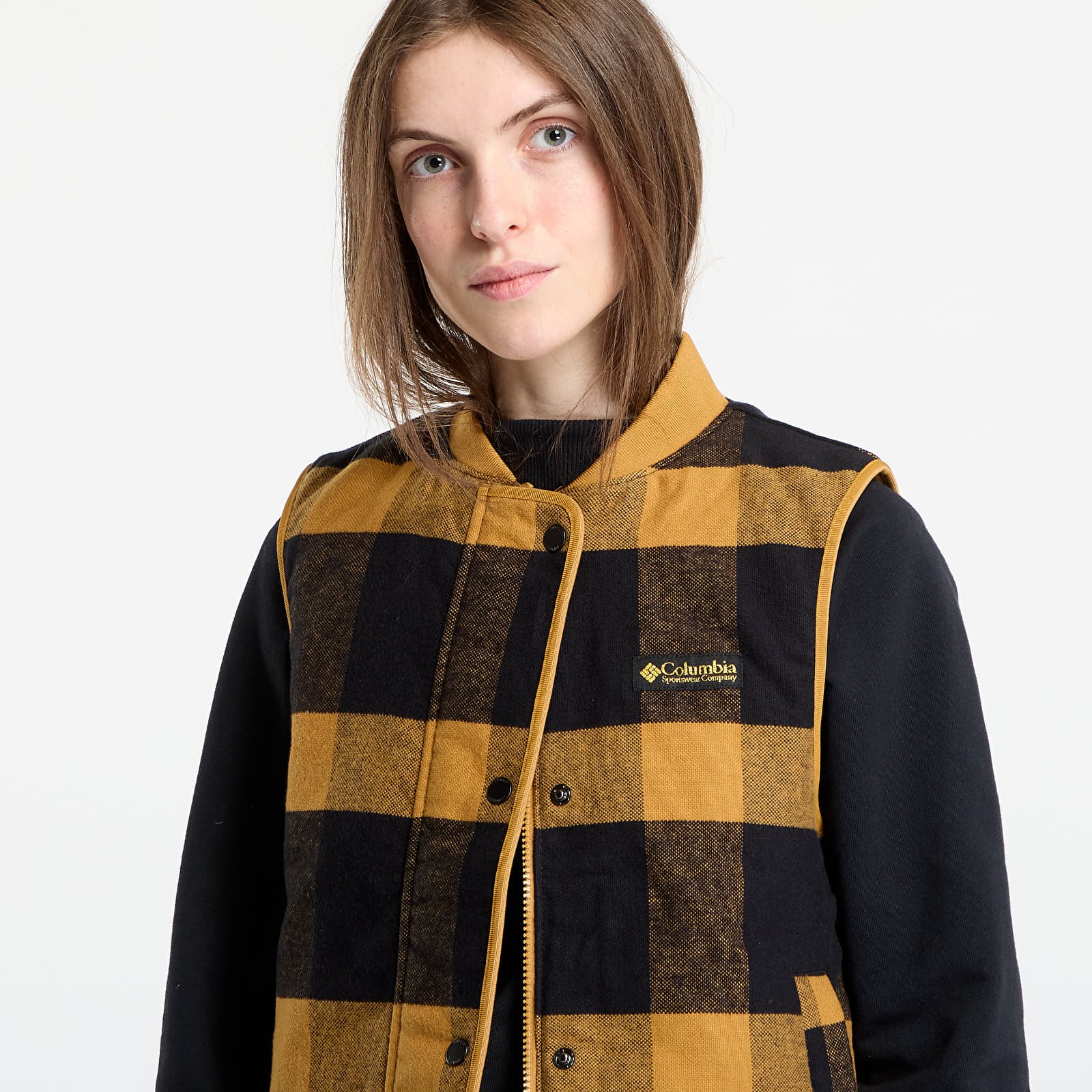 Women's cardigans Columbia High Cascades™ Reversible Vest Maple Sugar/ Maple Sugar