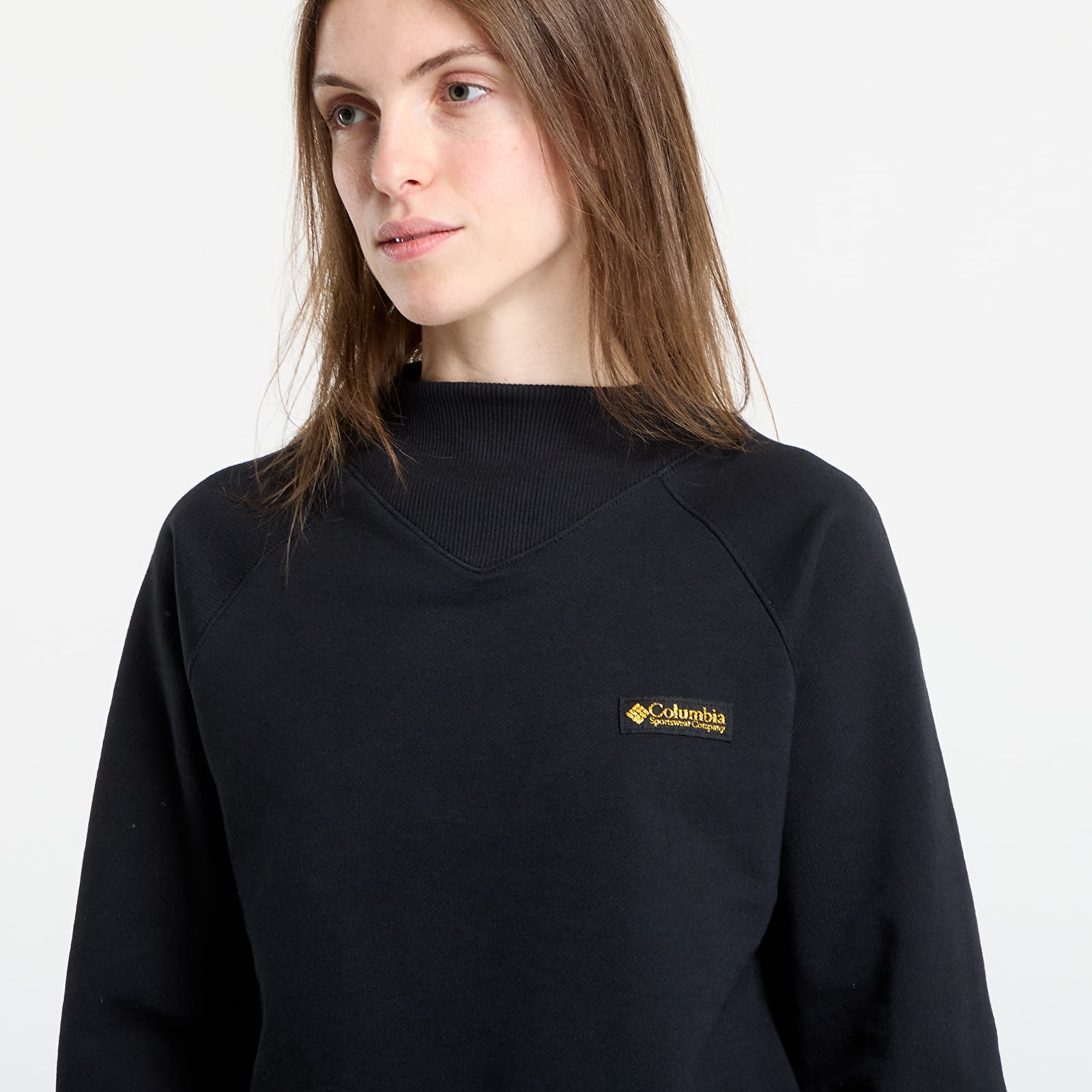 Women's Sweatshirts Columbia High Cascades™ Crop French Terry LS Black