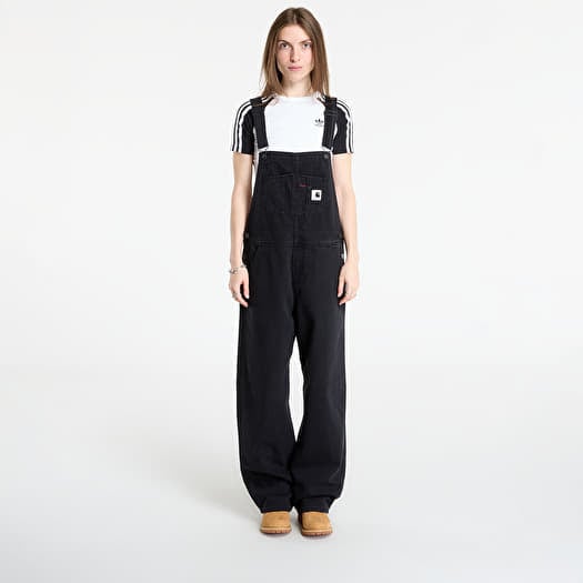 Carhartt WIP W' Bib Overall Straight Black Stone Washed