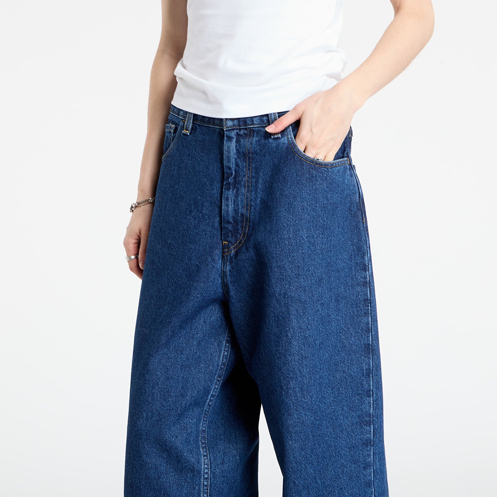 Jeans voor dames Carhartt WIP W' Brandon Pant Blue Stone Washed