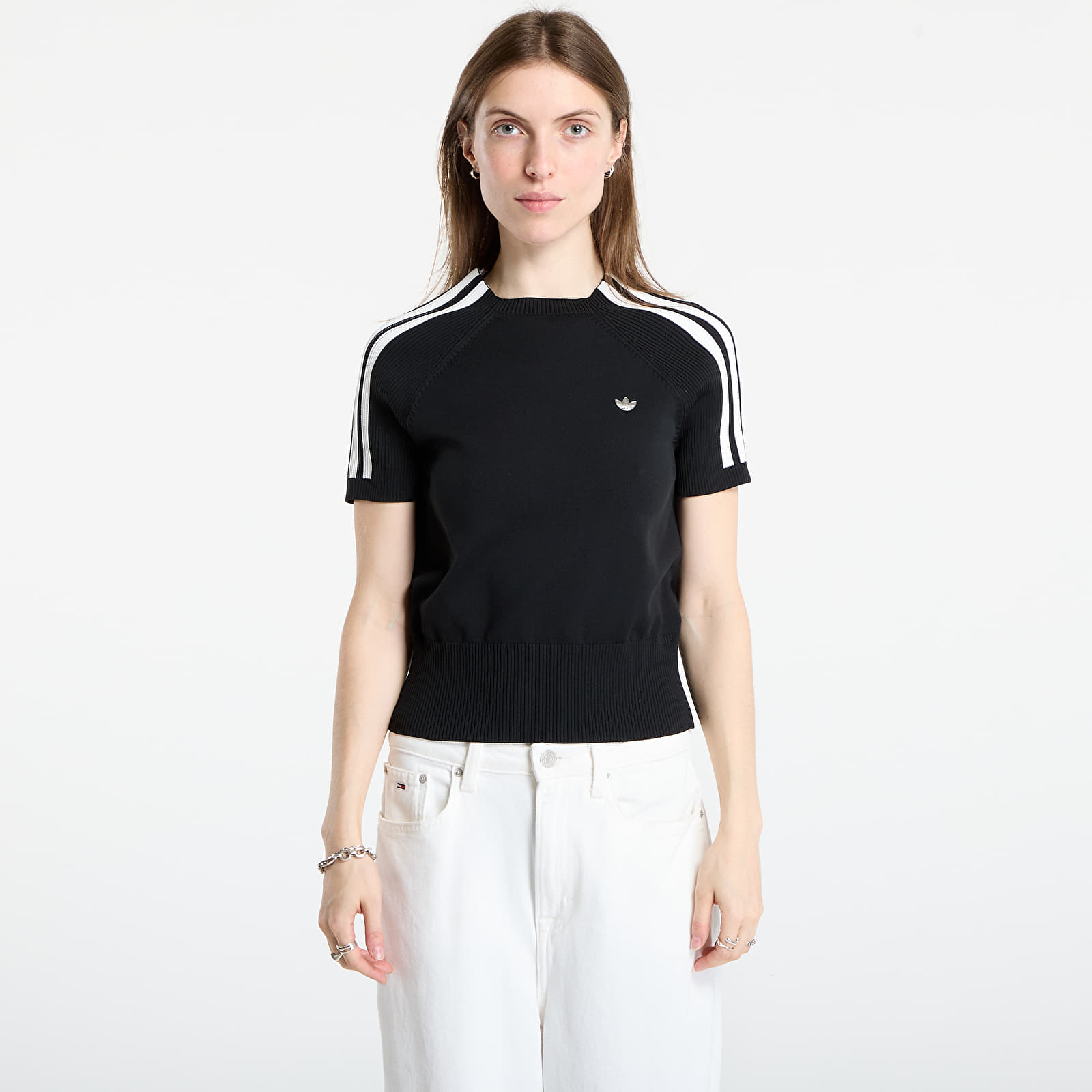 Dames T-shirts adidas Sock Cali T-Shirt Black