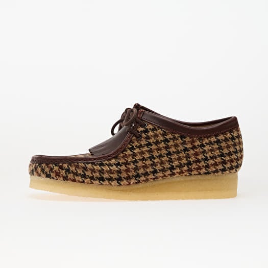 Clarks Wallebee Brown Tweed Comb