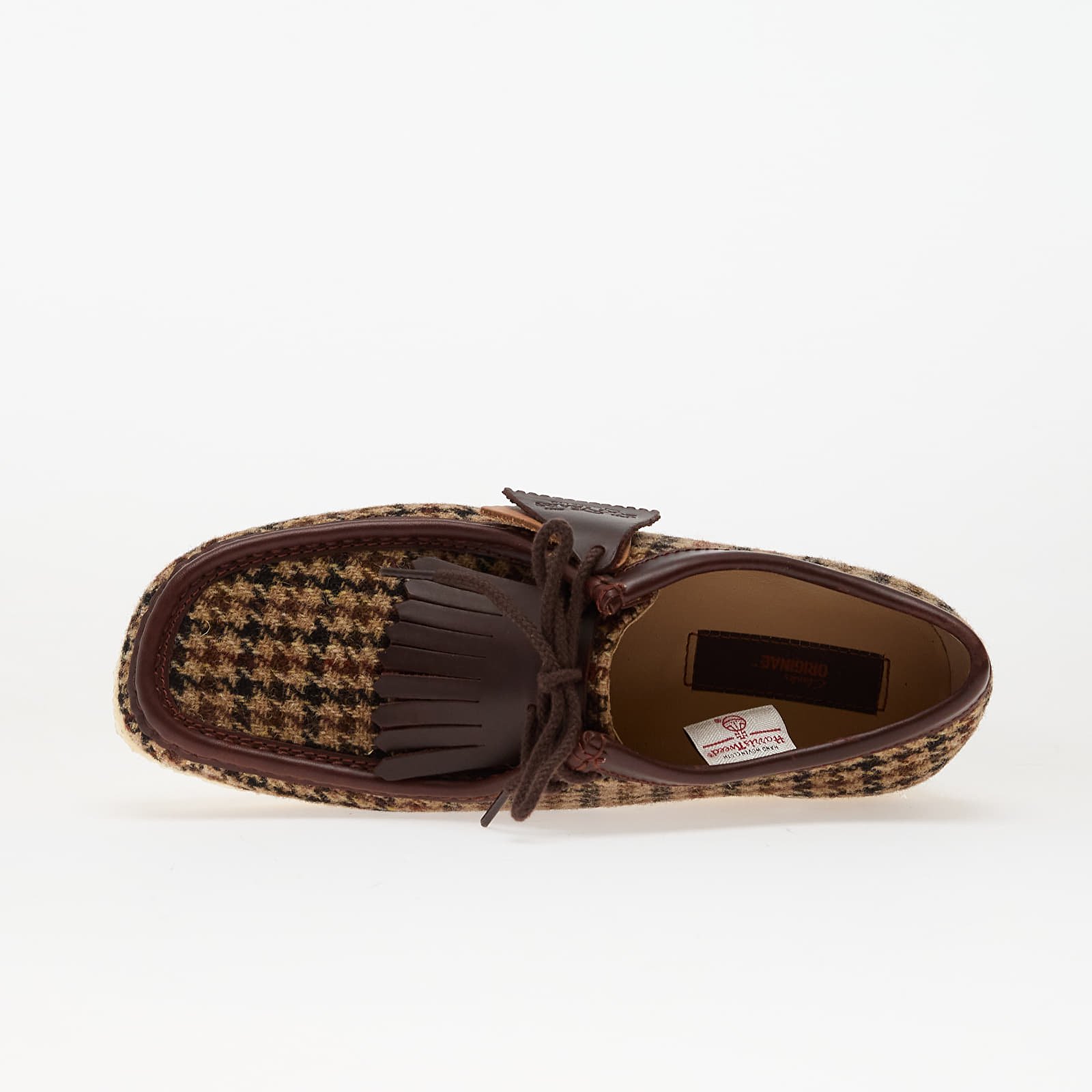 Мъжки кецове и обувки Clarks Wallebee Brown Tweed Comb