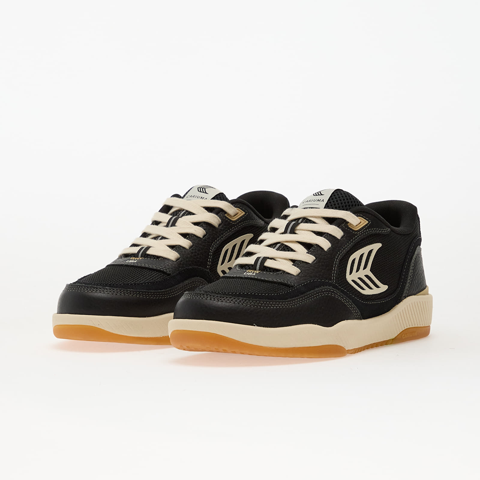 Men's sneakers and shoes Cariuma M Uba Pro Black & Light Cream