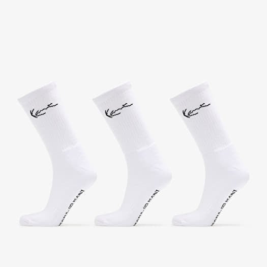 Karl Kani Signature Socks 3-Pack White