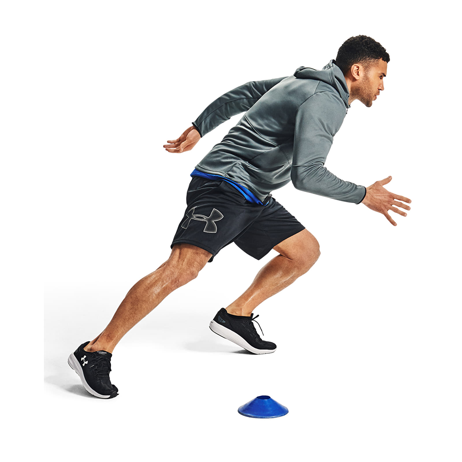 Pantaloncini uomo Under Armour Tech Graphic Short Black