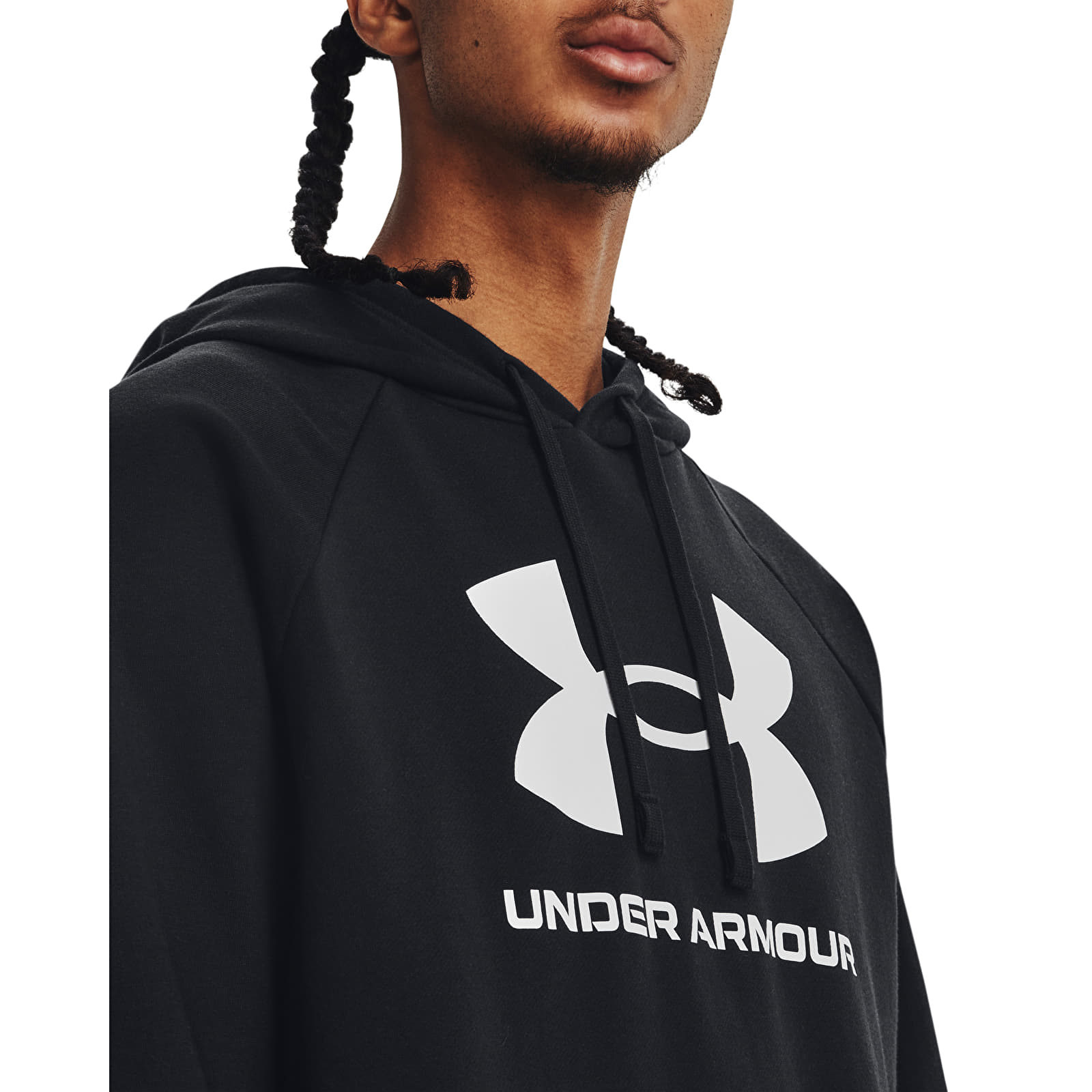 Men's sweatshirts Under Armour Rival Fleece Logo Hood Black