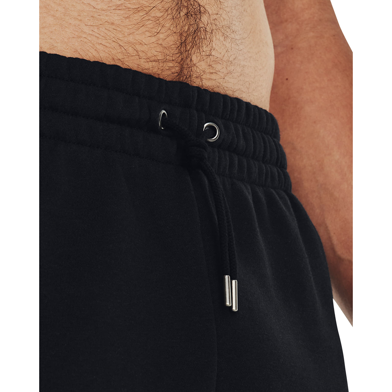 Pantaloncini uomo Under Armour Essential Fleece Shorts Black