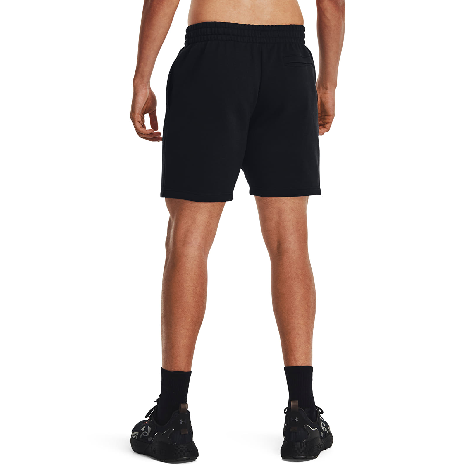 Pantaloncini uomo Under Armour Essential Fleece Shorts Black