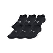 Under Armour Essential No Show 6-Pack Black