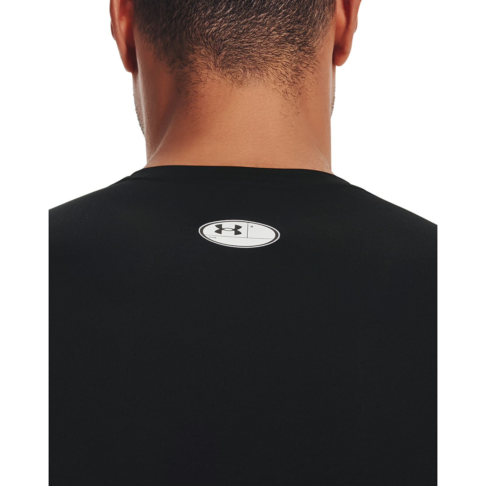 Heren T-shirts Under Armour Hg Armour Comp Ls Black