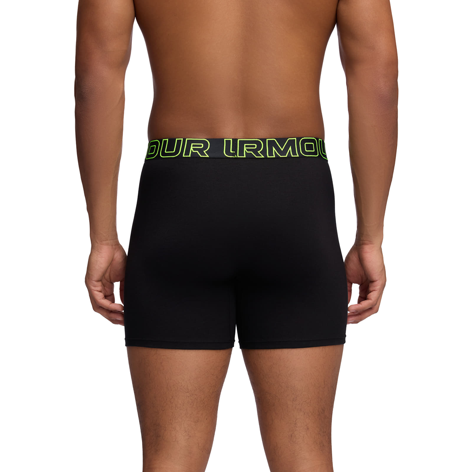 Heren boxers Under Armour Perf Cotton 6In - 3-Pack Black
