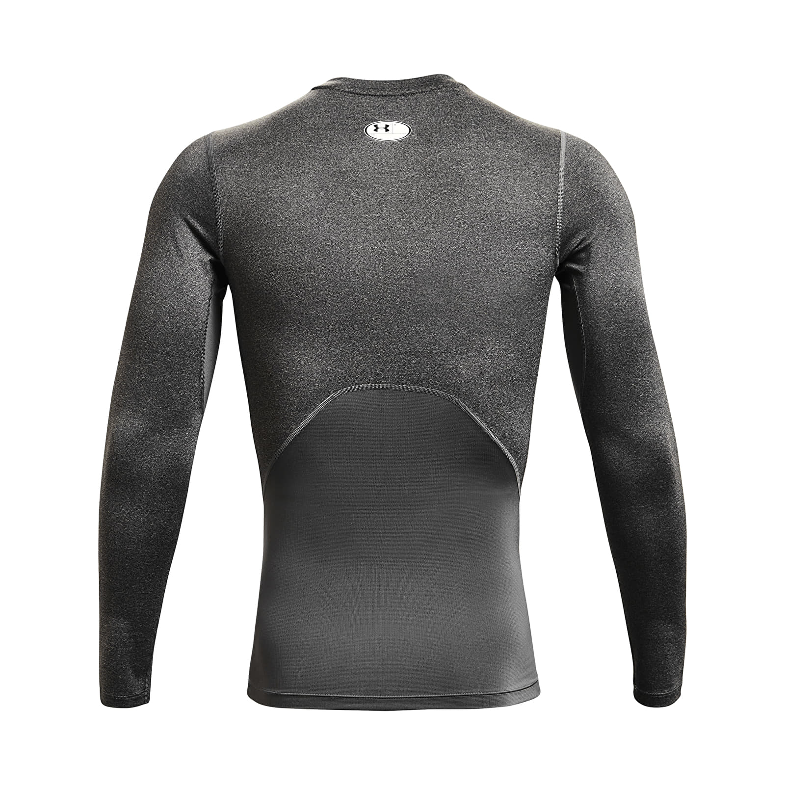 Heren T-shirts Under Armour Hg Armour Comp Ls Gray