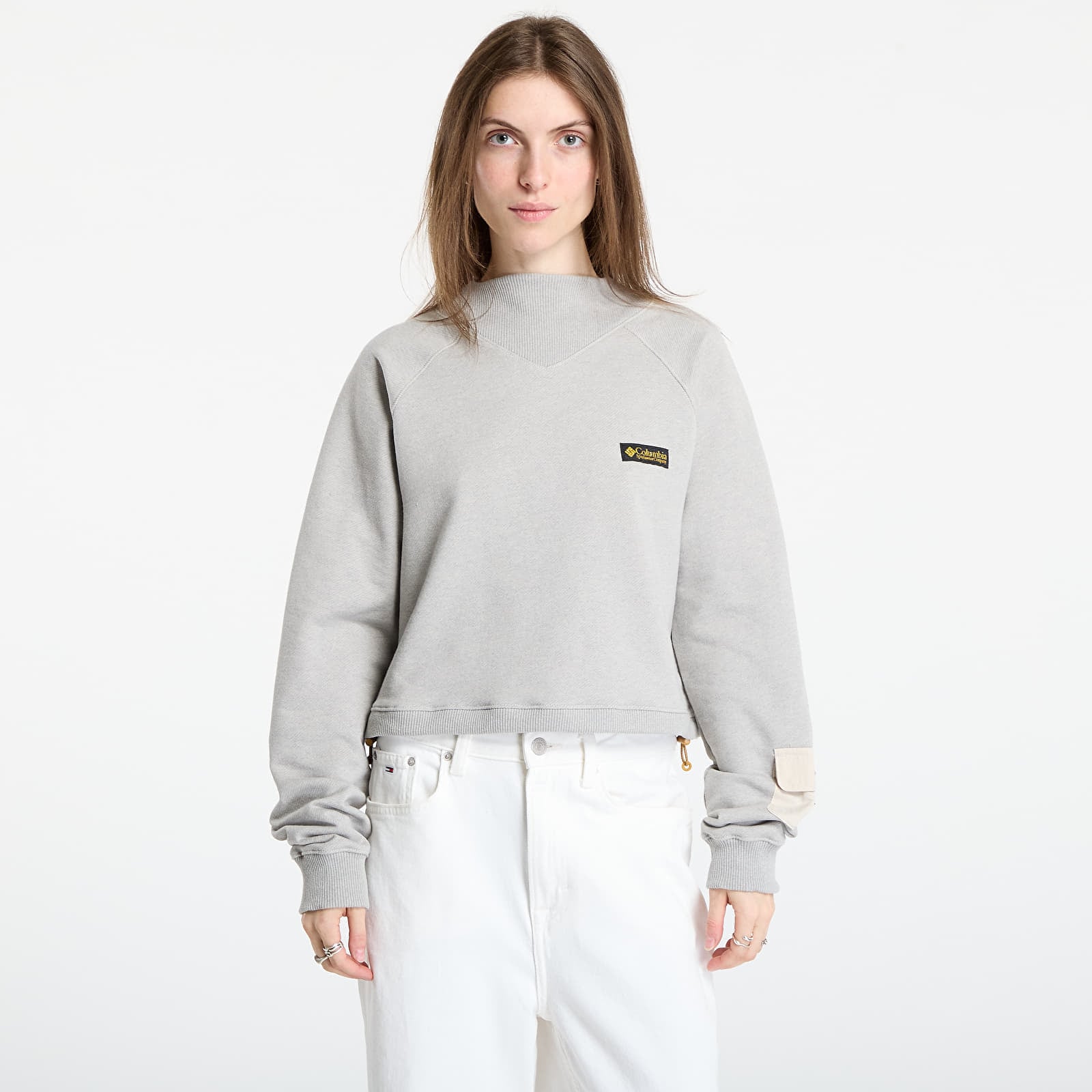 Sweatshirt Columbia High Cascades™ Crop French Terry LS Dark Stone M