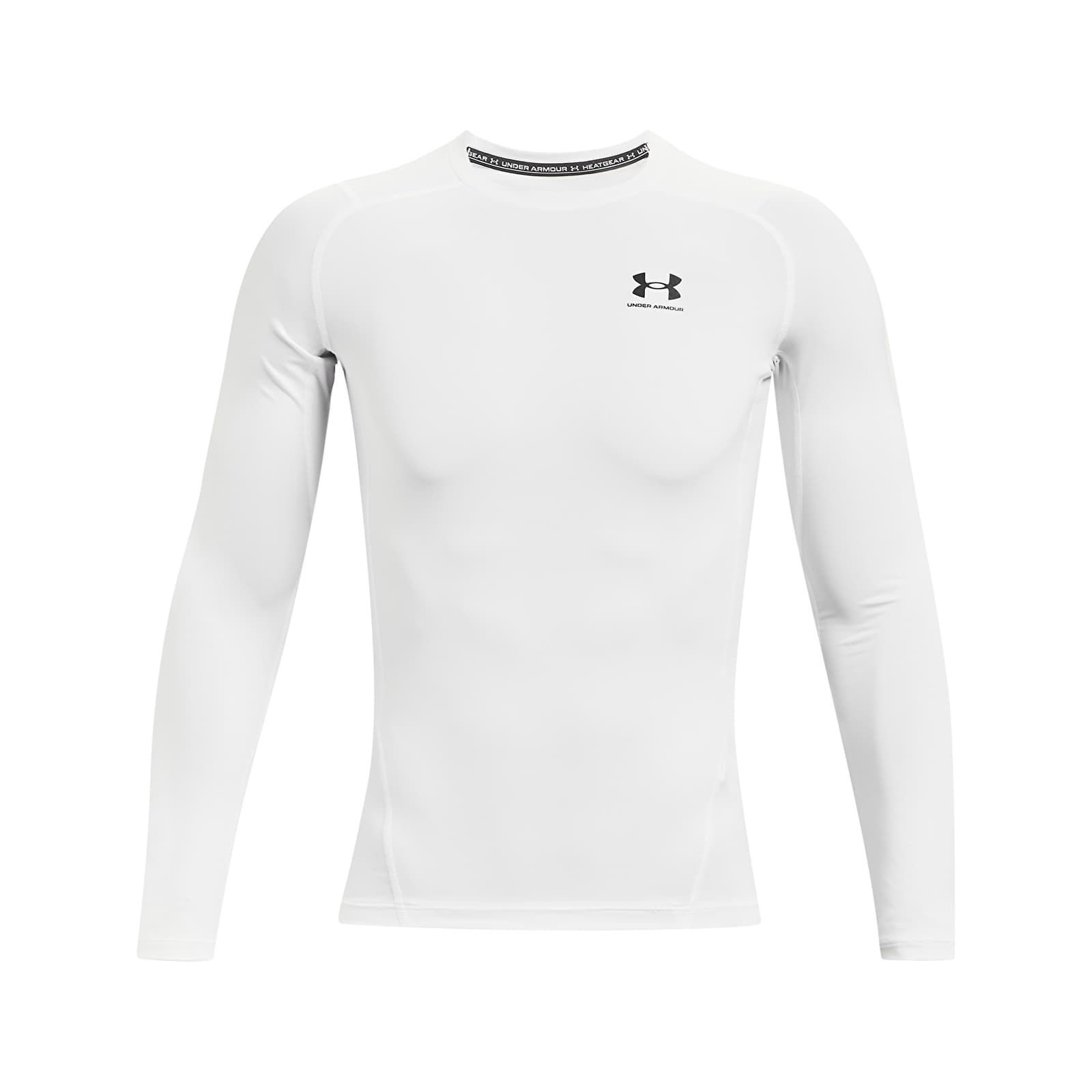 Meeste T-särgid Under Armour Hg Armour Comp Ls White
